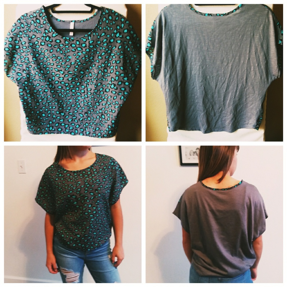 A animal print shirt